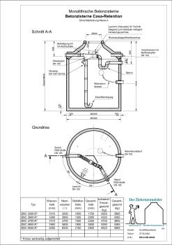 Betonzisterne Casa-Retention